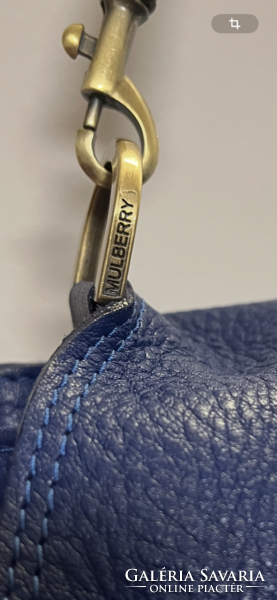 Mulberry - Alexa Pigment Blue sorszámozott női bőr válltáska
