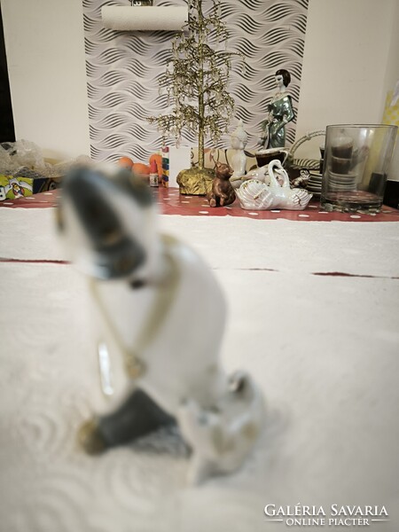 Ritka orosz Charlie Chaplin és a Kiskutya porcelán figura eladó!