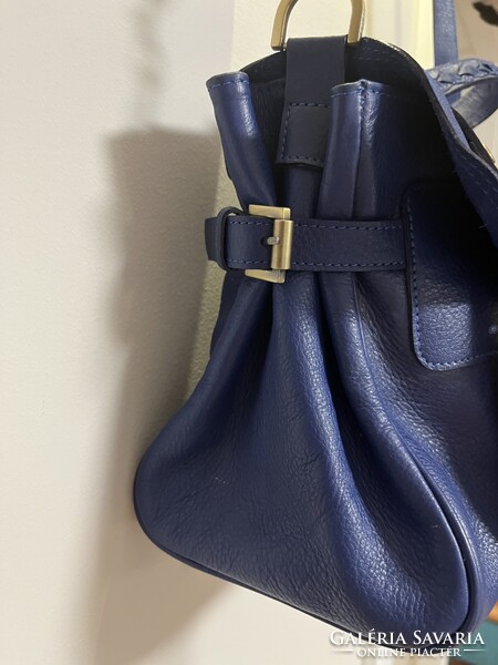 Mulberry - Alexa Pigment Blue sorszámozott női bőr válltáska