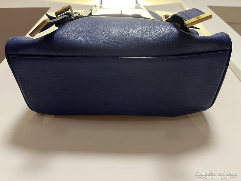 Mulberry - Alexa Pigment Blue sorszámozott női bőr válltáska