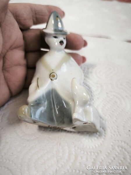 Ritka orosz Charlie Chaplin és a Kiskutya porcelán figura eladó!