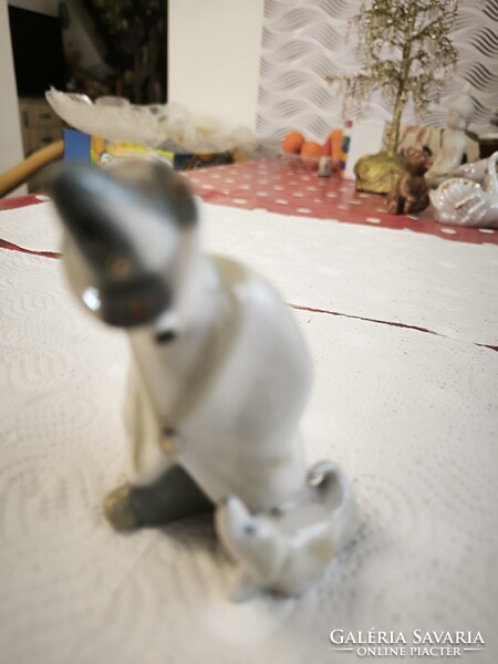 Ritka orosz Charlie Chaplin és a Kiskutya porcelán figura eladó!