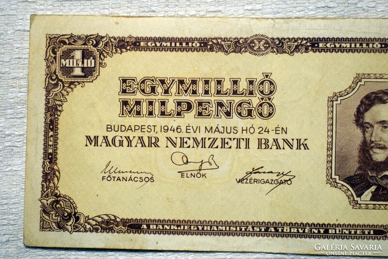 Egymillió Milpengő Pengő 1926-1946