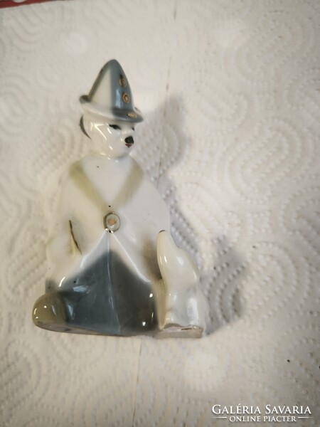 Ritka orosz Charlie Chaplin és a Kiskutya porcelán figura eladó!