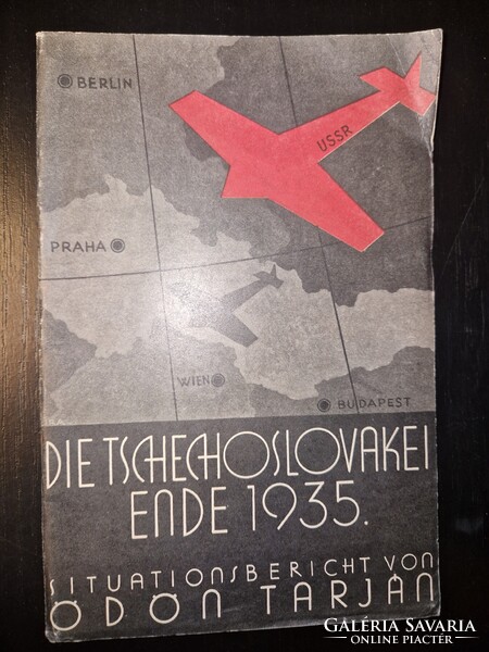 1936, Tarján Ödön háborús vitairata Csehszlovákiáról, ritka