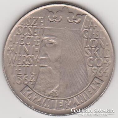 Lengyelország 10 Złotych  (Casimir III the Great) 1964 G