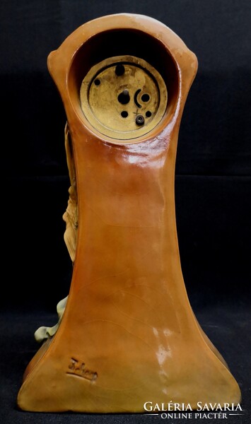 DT/479 – Bernard Bloch Manufaktúra – Gyönyörű szecessziós asztali-, kandalló óra