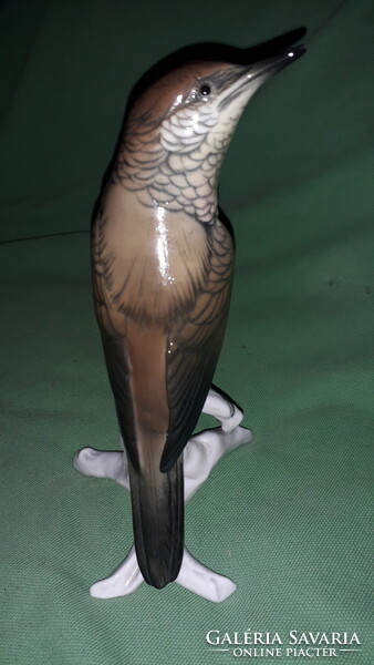 Nagyon szép és ritka ENS VOLKSTEDT porcelán madár Nyaktekercs (Jinx torquilla) 19cm a képek szerint