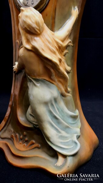 DT/479 – Bernard Bloch Manufaktúra – Gyönyörű szecessziós asztali-, kandalló óra