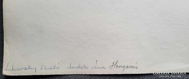 Lukovszky László – Miskolc város: Hengerész, nagyméretű rézkarc