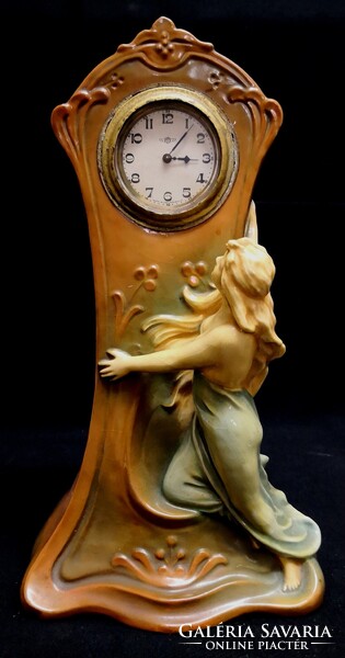 DT/479 – Bernard Bloch Manufaktúra – Gyönyörű szecessziós asztali-, kandalló óra