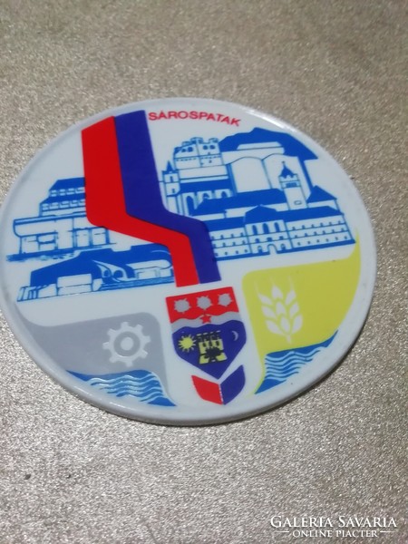 Sárospataki Hollóházi porcelán plakett.Több száz Aukció Akció vegye vigye