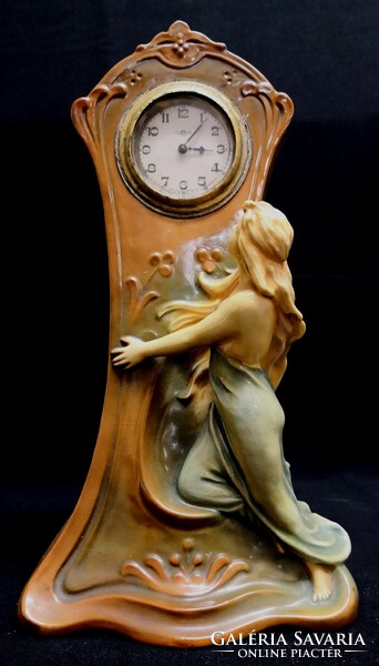 DT/479 – Bernard Bloch Manufaktúra – Gyönyörű szecessziós asztali-, kandalló óra