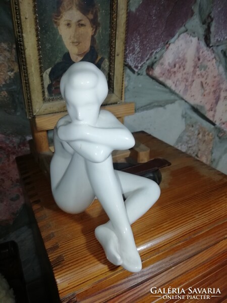 Art deco Cseh porcelán női akt Akció Aukció több száz termék vegye vigye