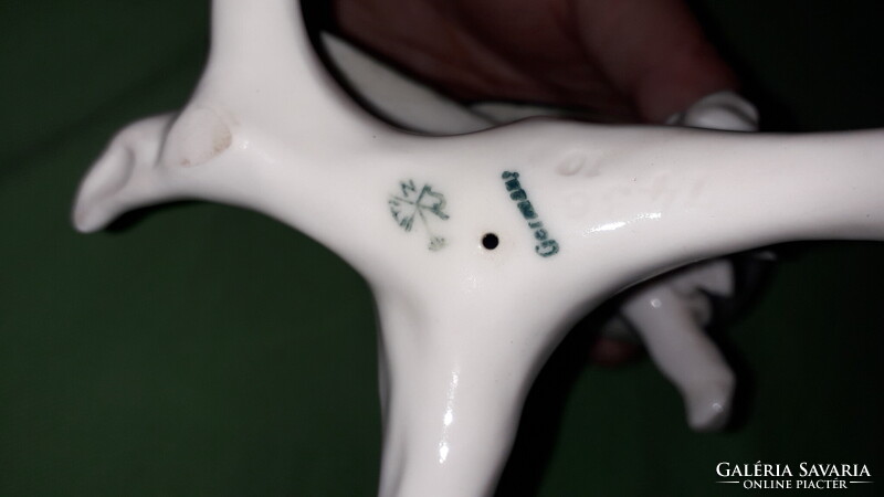 Nagyon szép és ritka ENS VOLKSTEDT porcelán madár Nyaktekercs (Jinx torquilla) 19cm a képek szerint