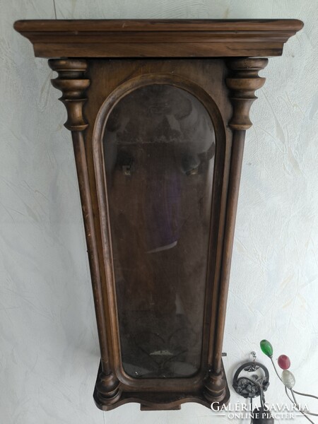 Antik neobarokk, Biedermeier Fali Óra Doboz vitrin kulcstartó szekrény ereklye tartó hàzi àldàs