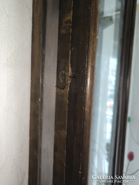 Antik neobarokk, Biedermeier Fali Óra Doboz vitrin kulcstartó szekrény ereklye tartó hàzi àldàs