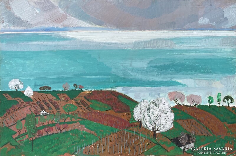 Batári László - Balatoni táj