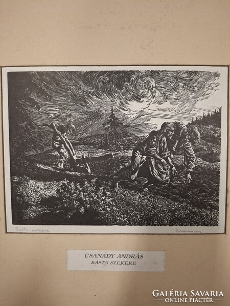 Csanády András  Básta szekere ( ofszet szignálva)