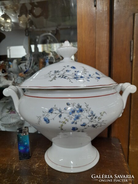 Altrohlau Oepiag & Epiag 1920-1938 Large Floral Pattern Porcelain Soup Plate 29 cm