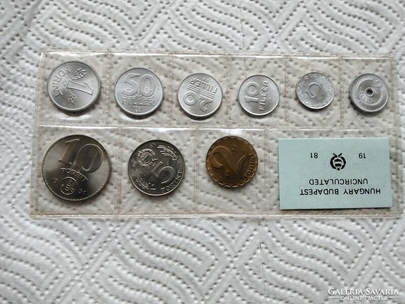 10Ft 1981-es FAO UNC + nem volt forgalomba, Forgalmisorból, verdefényes, ritka darab, csak 60000db!!