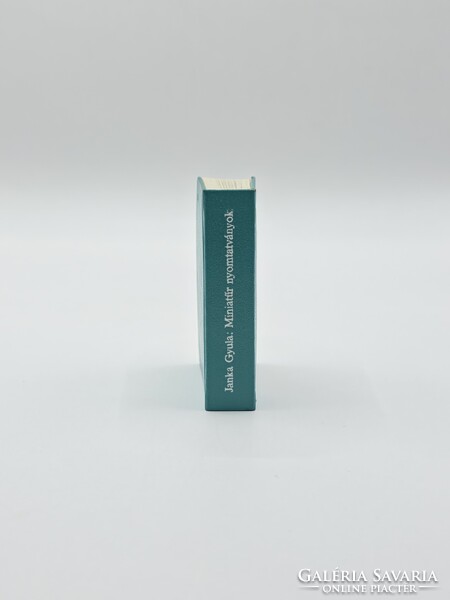 Janka Gyula Miniatűr nyomtatványok minikönyv, miniatűr könyv