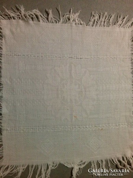 2  szép régi pamut szalvéta, 1950
