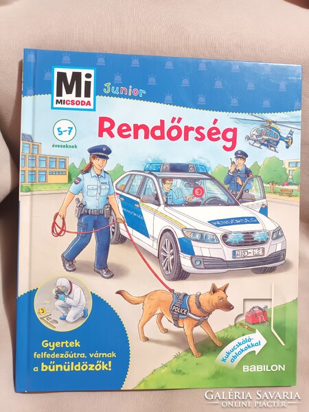 Mi Micsoda Junior - Rendőrség - Ritka - Kukucskálós ablakokkal