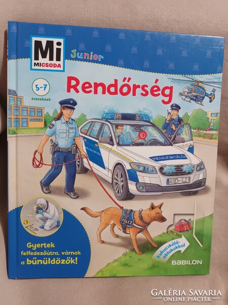 Mi Micsoda Junior - Rendőrség - Ritka - Kukucskálós ablakokkal