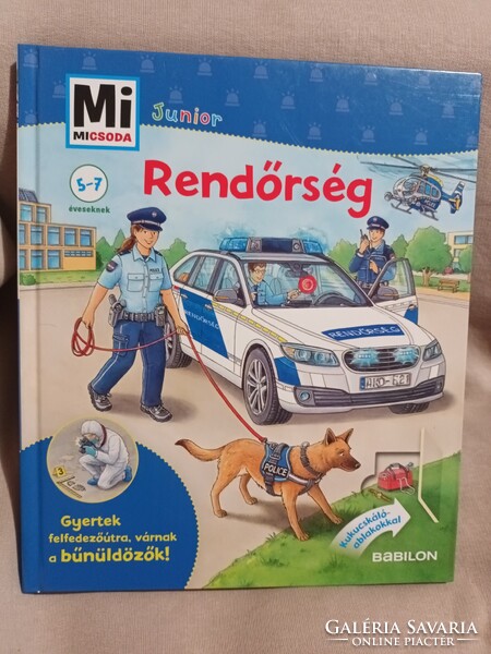 Mi Micsoda Junior - Rendőrség - Ritka - Kukucskálós ablakokkal