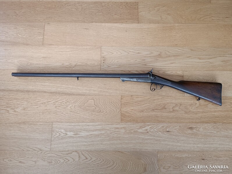 Antik Lefaucheux duplacsövű puska St. Etienne 19. század második fele
