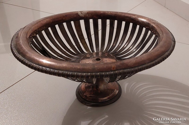 MAYERHOFER EZüst /ezüstözött gyümölcskosár