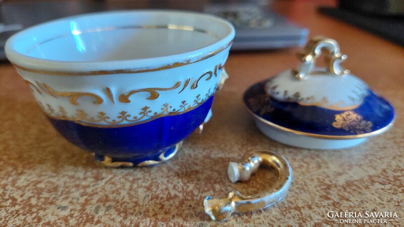 Zsolnay pompadur csésze  - törött darab