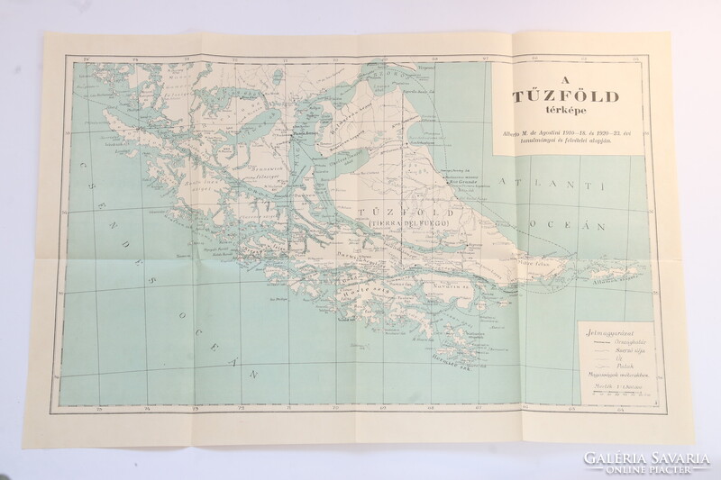 1927 -Agostini - Tíz esztendő a Tűzföldön - A Magyar Földrajzi Társaság Könyvtára - Nagyon Szép !!