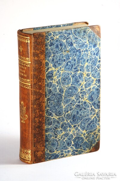 1814 - Budai Ézsaiás - Régi római vagy deák írók élete Díszesen aranyozott Gyönyörű félbőr kötés !!
