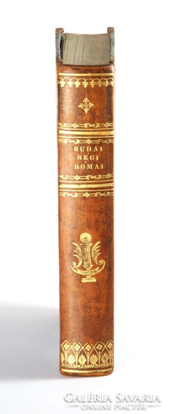 1814 - Budai Ézsaiás - Régi római vagy deák írók élete Díszesen aranyozott Gyönyörű félbőr kötés !!