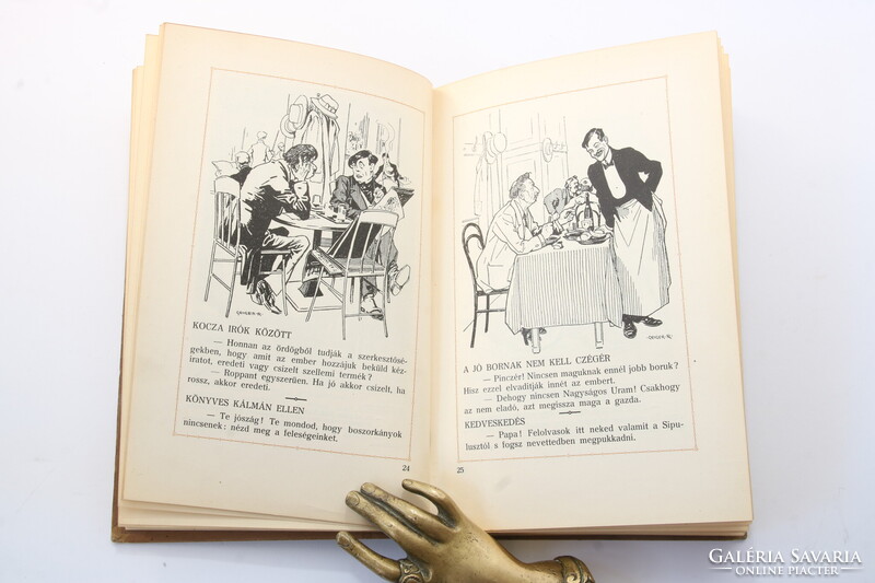1915 - Dedikált - Kner Izidor Agyafurt alakjai  - Garay Mühlbeck Vadász Geiger rajzaival Szép péld.