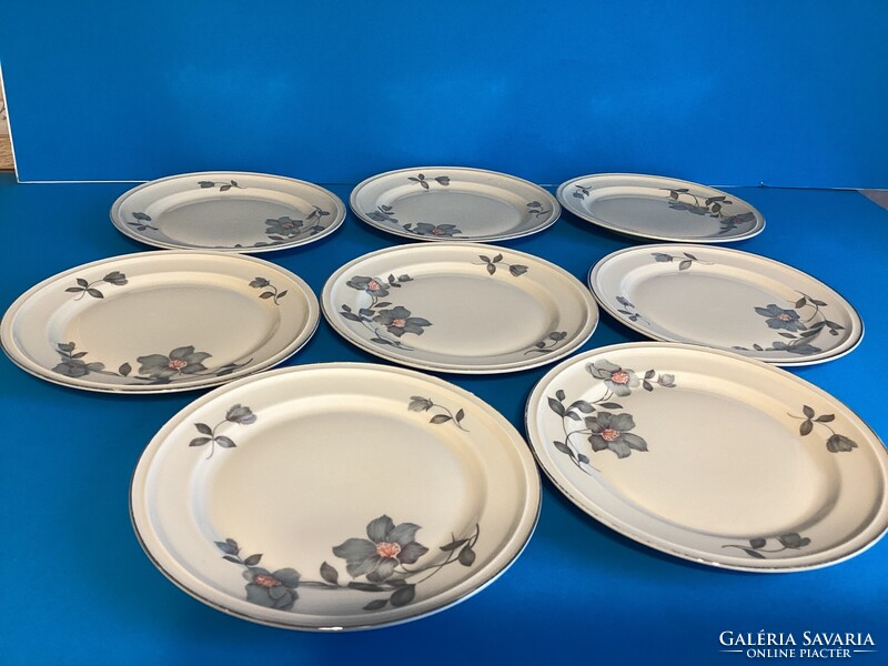 Rosenthal Winifred porcelán süteményes tányérok , 8 darab .