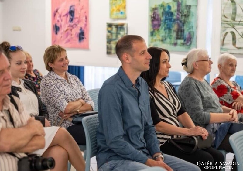 Baján Ildikó festmény 50 x 50 cm.