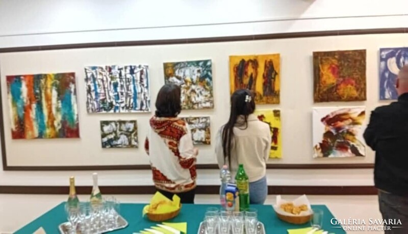 Baján Ildikó festmény 50 x 50 cm.