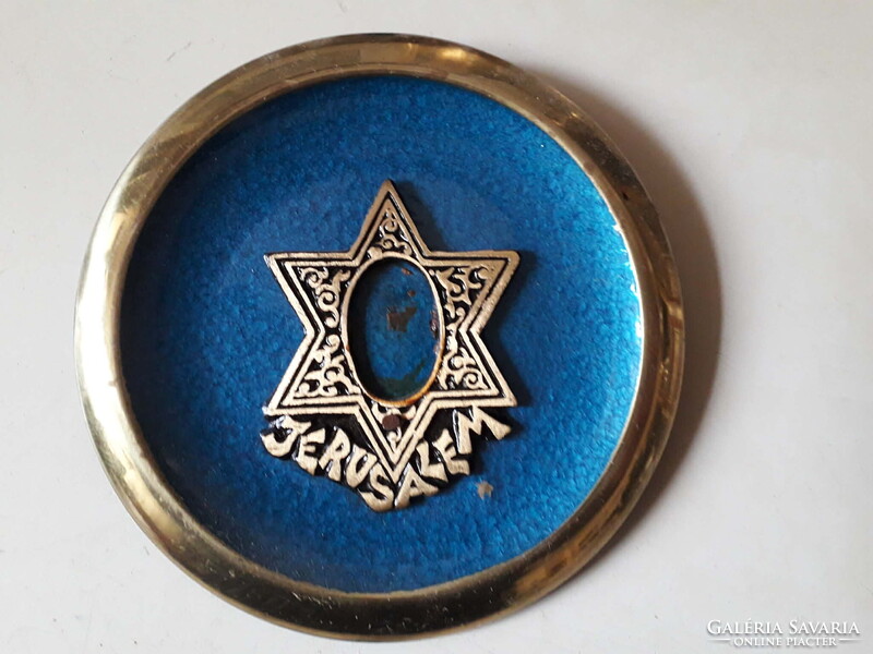 JUDAIKA...festmény, tál, doboz, könyv, gyertyatartó /Jeruzsálem.