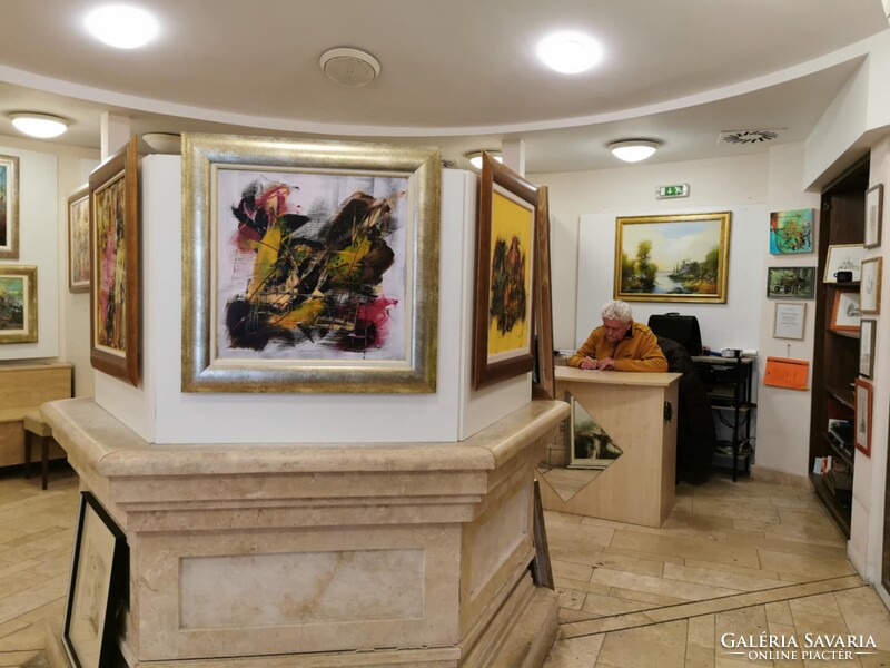 Baján Ildikó festmény 50 x 50 cm.