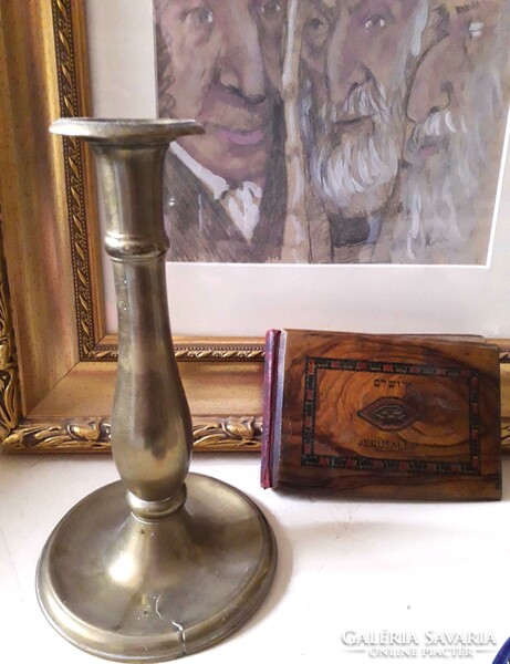 JUDAIKA...festmény, tál, doboz, könyv, gyertyatartó /Jeruzsálem.