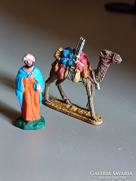 Gyűjtői fémöntvény figura-szobor, rendkívül szép, részletgazdag darab.