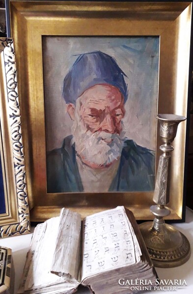 JUDAIKA...festmény, tál, doboz, könyv, gyertyatartó /Jeruzsálem.