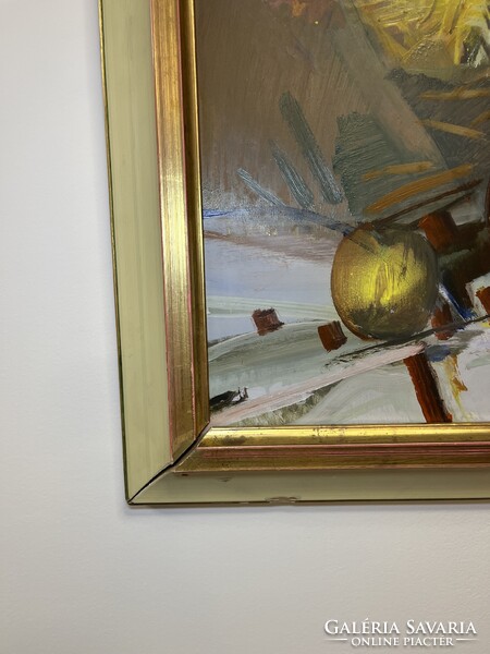 DOBROVITS FERENC, PÁFRÁNYOS CSENDÉLET 1982