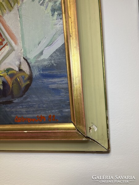 DOBROVITS FERENC, PÁFRÁNYOS CSENDÉLET 1982