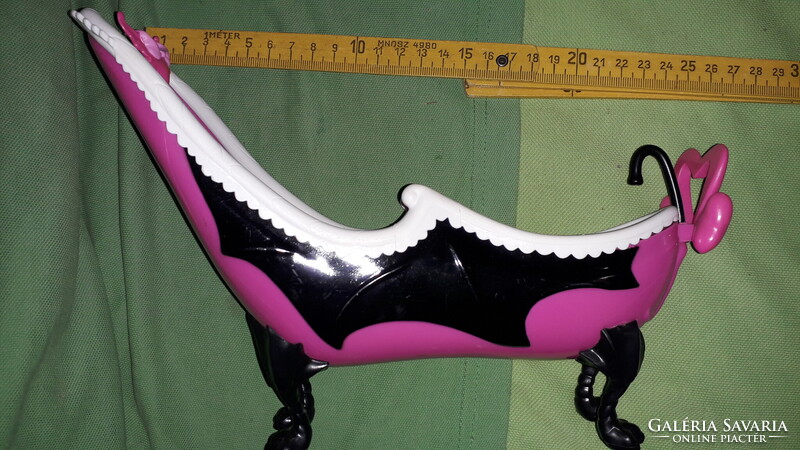 Eredeti MATTEL - MONSTER HIGH BARBIE baba szoba bútor rémes fürdőkád BABÁVAL 30X20cm a képek szerint