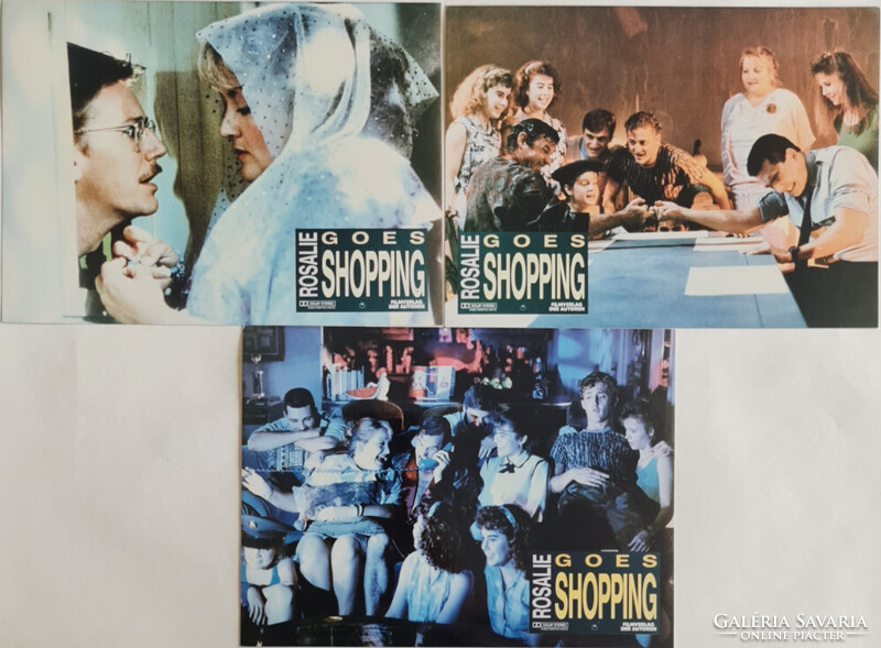 Rosalie goes shopping, 3 db vitrinkép, filmfotó egyben, 1989