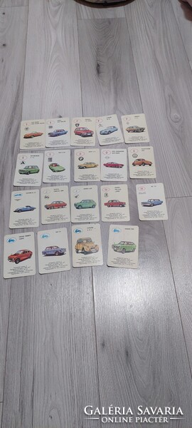 Retro autós kártya